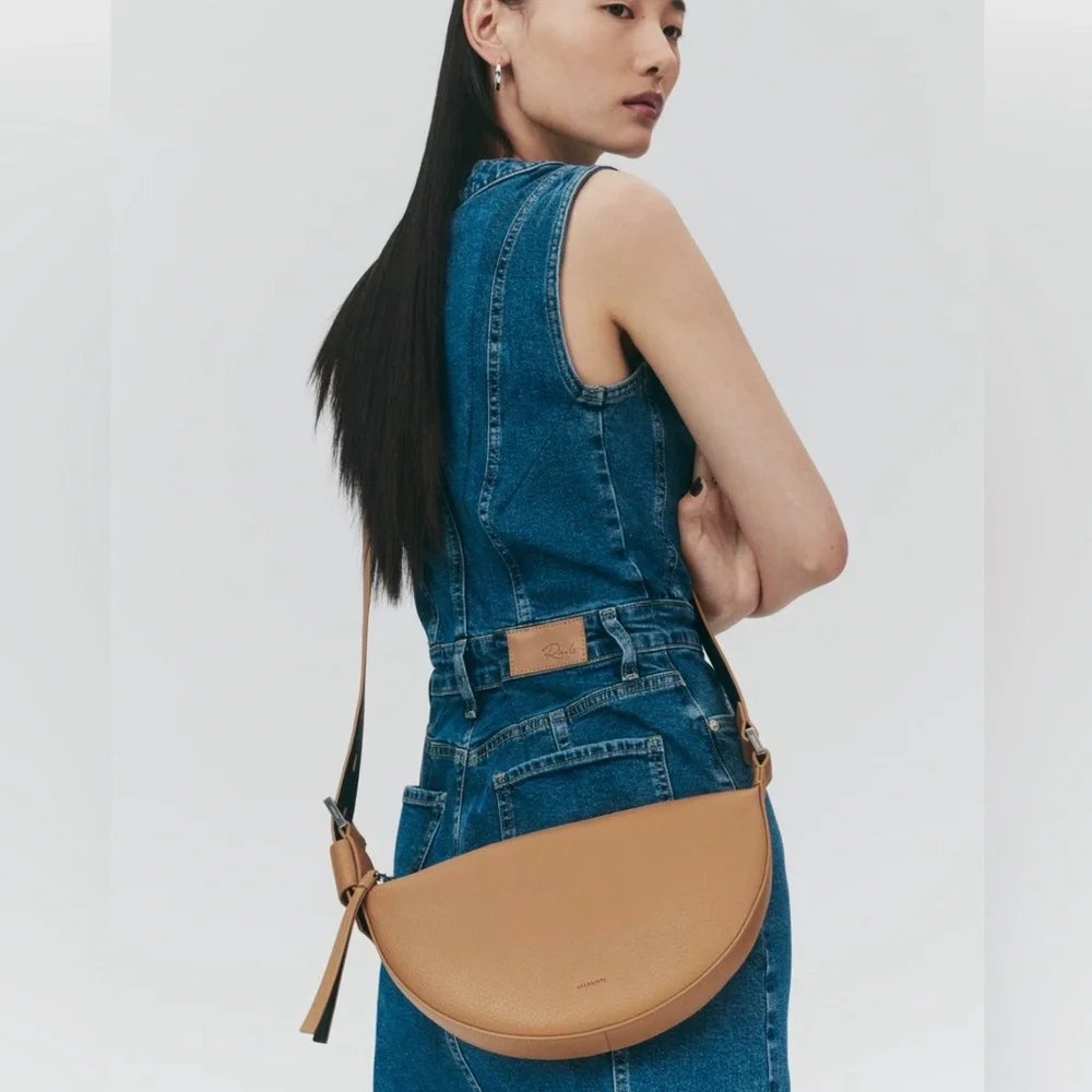 All Saints Leather Crossbody Bag - Picture 8 of 8